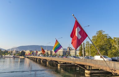 Passeio a pé pelos melhores locais para fotos de Genebra com um local